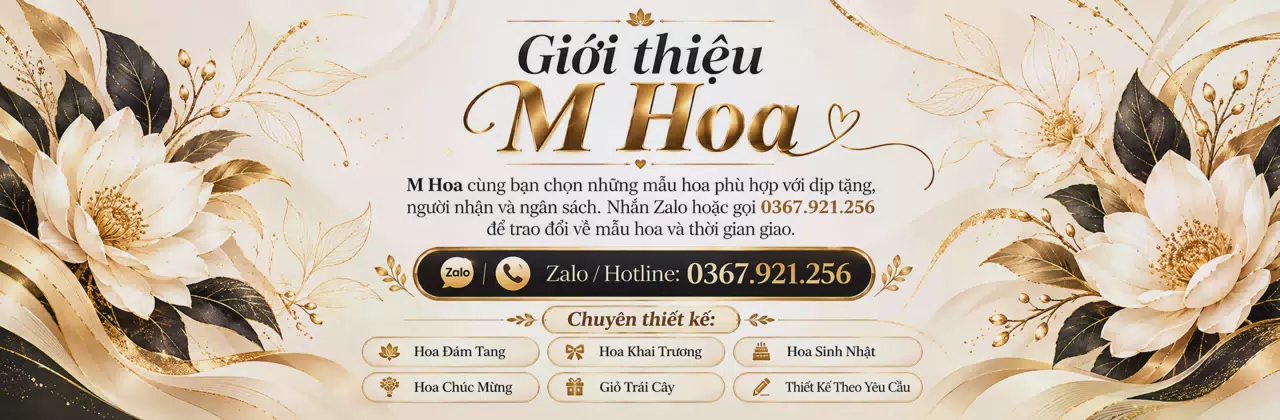 Ảnh bìa Shop hoa tươi Xã Hoà Tiến Đà Nẵng - Từ lời nhắn đến món hoa vừa ý